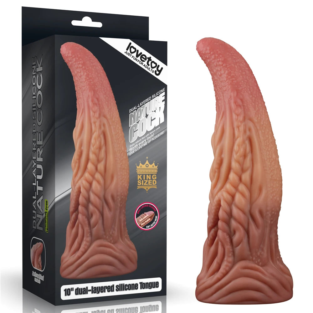 Dual Layered Monster 25 cm realistik dildo – görsel 3