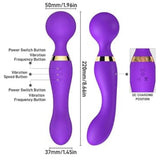 Duo Wave çift başlıklı wand vibratör – görsel 6