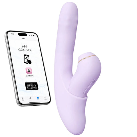 DuoGlow Isıtmalı İtme ve Dönme Hareketli Uygulama Kontrollü Rabbit