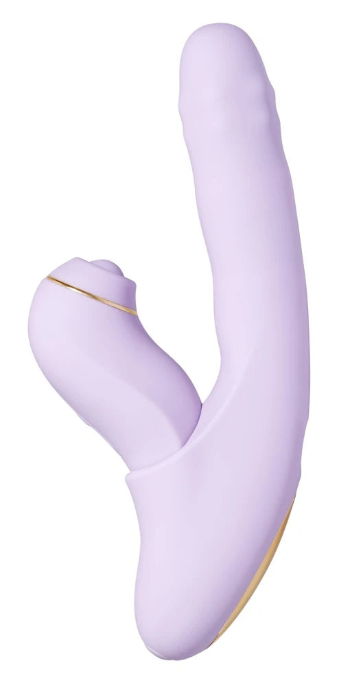 DuoGlow ısıtmalı itme hareketli rabbit vibratör – görsel 3