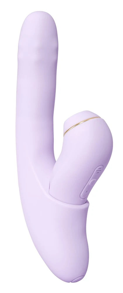 DuoGlow ısıtmalı itme hareketli rabbit vibratör – görsel 4