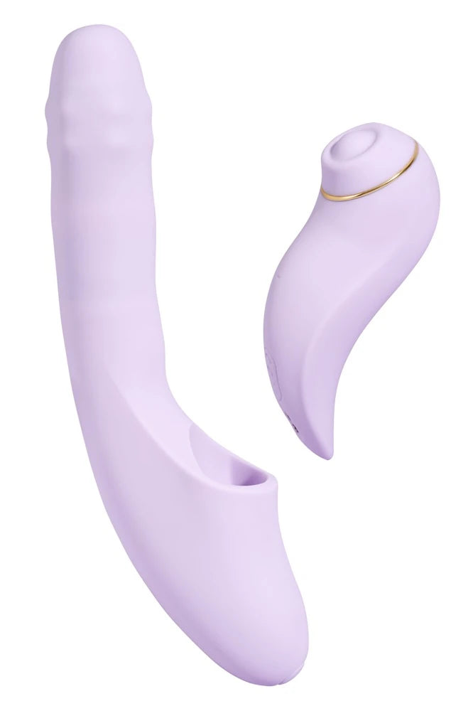 DuoGlow ısıtmalı itme hareketli rabbit vibratör – görsel 5