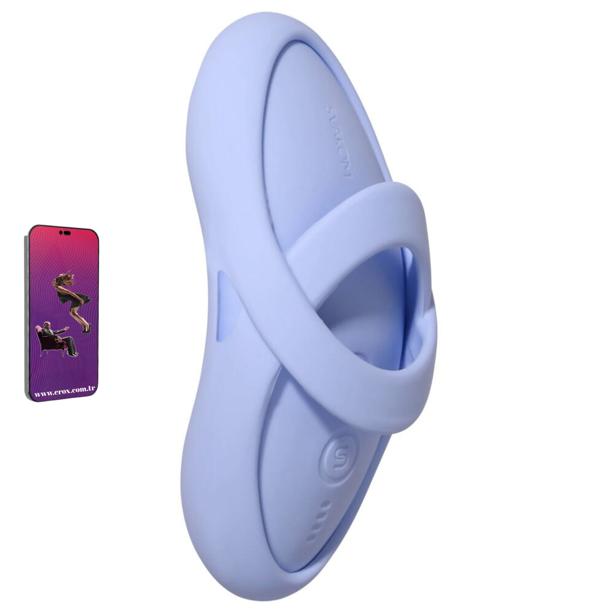 Echo 2 ısıtmalı parmak vibratörü – Echo2-Blue – görsel 2