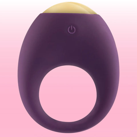Eclipse LED Işıklı 7 Modlu Titreşimli Penis Halkası – Mor