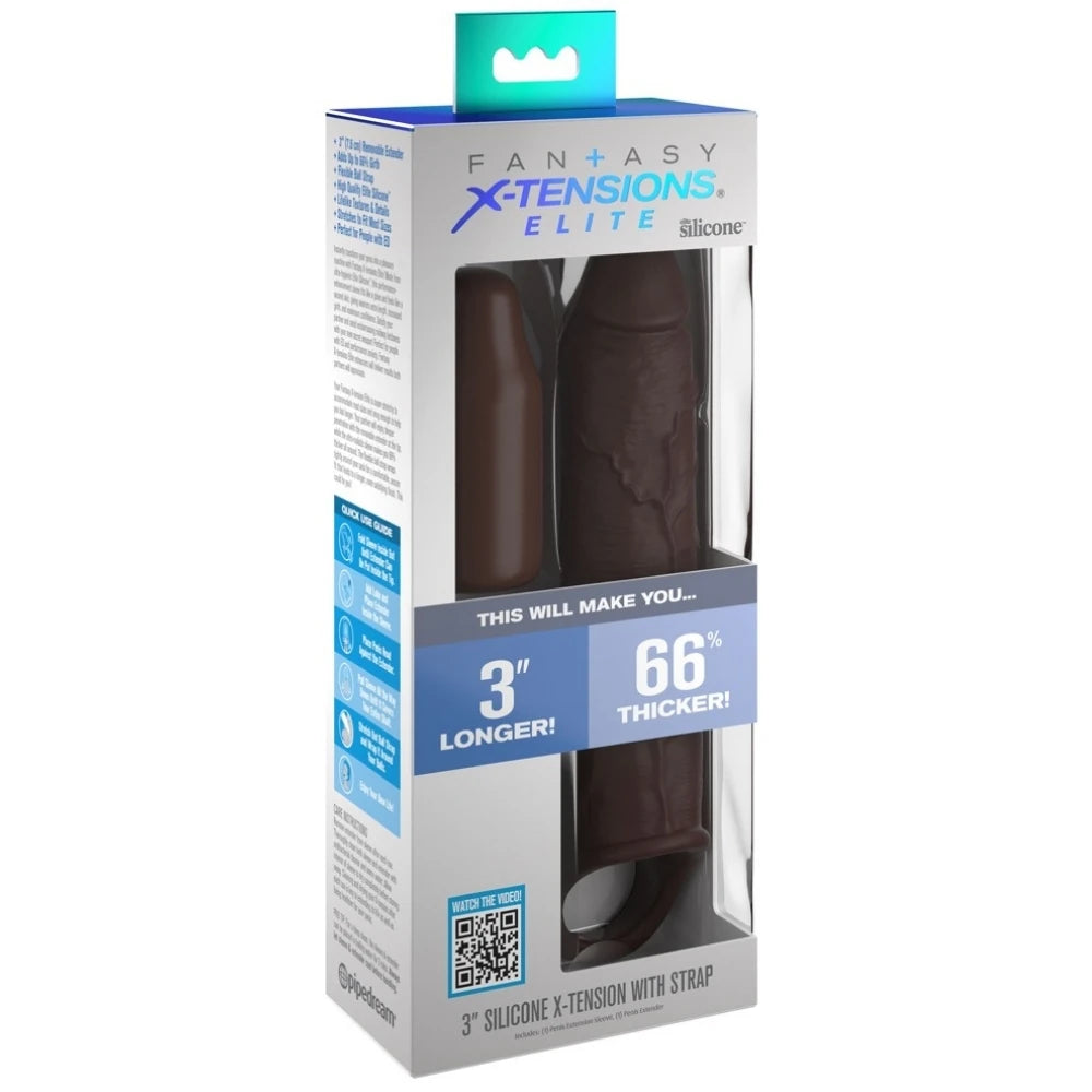 Elite 3 inç testis halkalı penis kılıfı – görsel 4