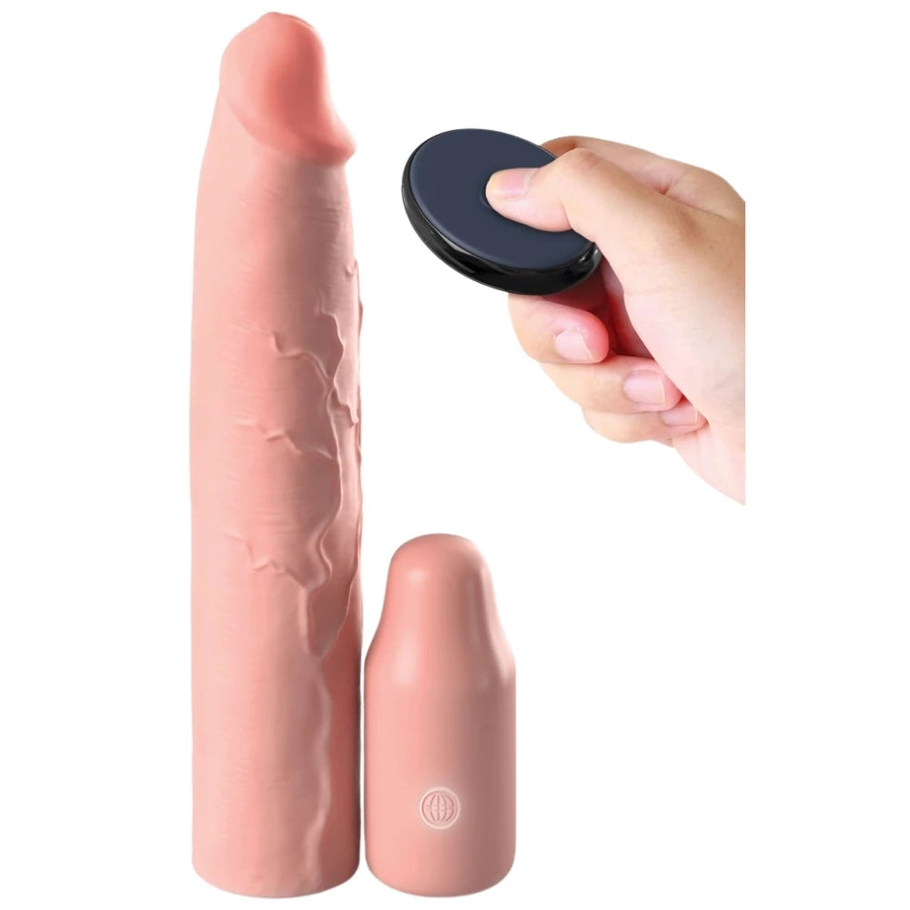 Elite Vibrating 3 inç titreşimli penis kılıfı – Flesh – görsel 3