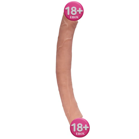 Elvis 30 cm Esnek Çift Taraflı Damarlı Realistik Penis