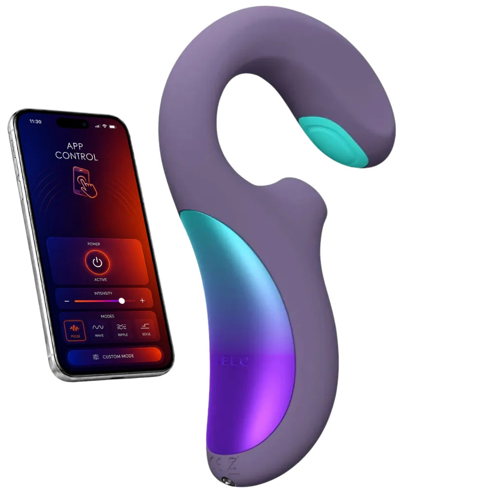 Enigma Double Sonic Uygulamalı Üçlü Uyarımlı Sonik Vibratör – Mor