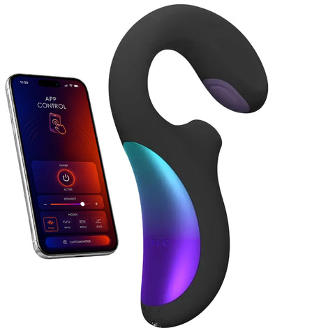 Enigma Double Sonic Uygulamalı Üçlü Uyarımlı Sonik Vibratör – Siyah