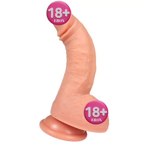 Ercules Curve Natural Kavisli Kalın Realistik Penis – 22 cm