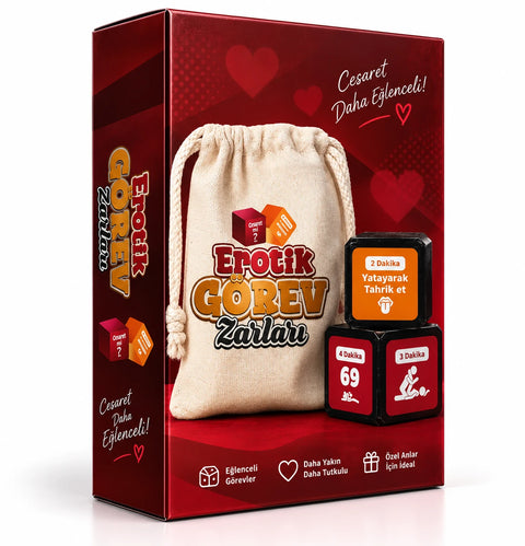 Erotik Görev Zarları – Çiftler İçin Zar Oyunu
