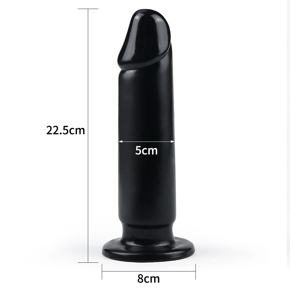 22,5 cm esnek dev anal dildo – görsel 5