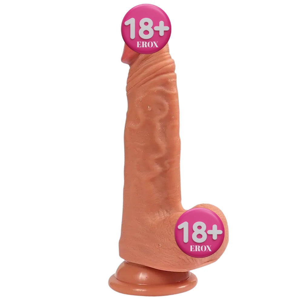 Evan Çift Katmanlı Ultra Yumuşak Realistik Penis – 19,5 cm