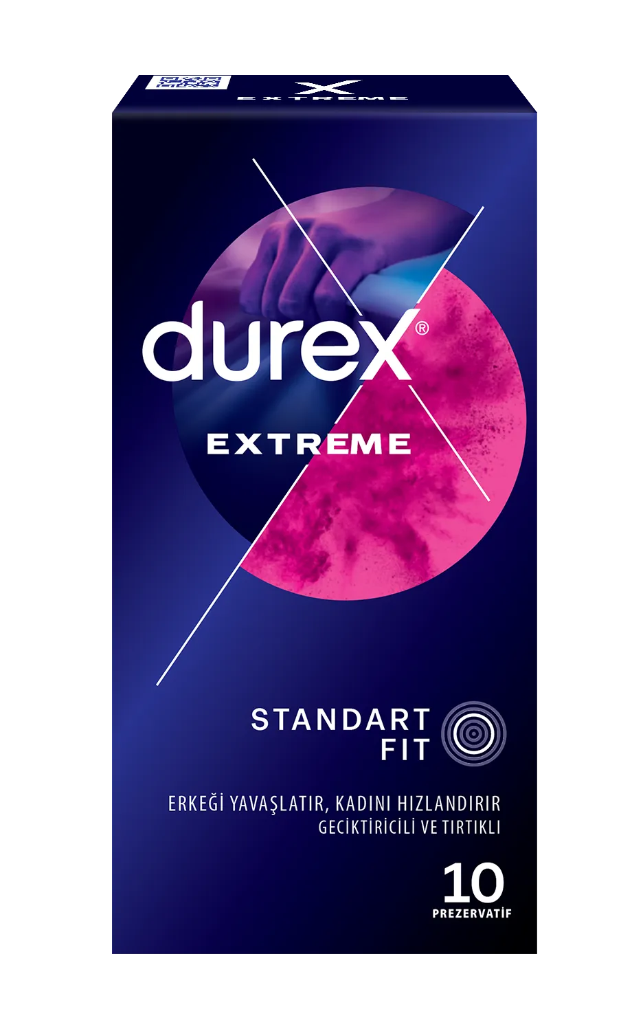 Extreme Tırtıklı ve Kabartma Noktalı Lateks Prezervatif – 10'lu