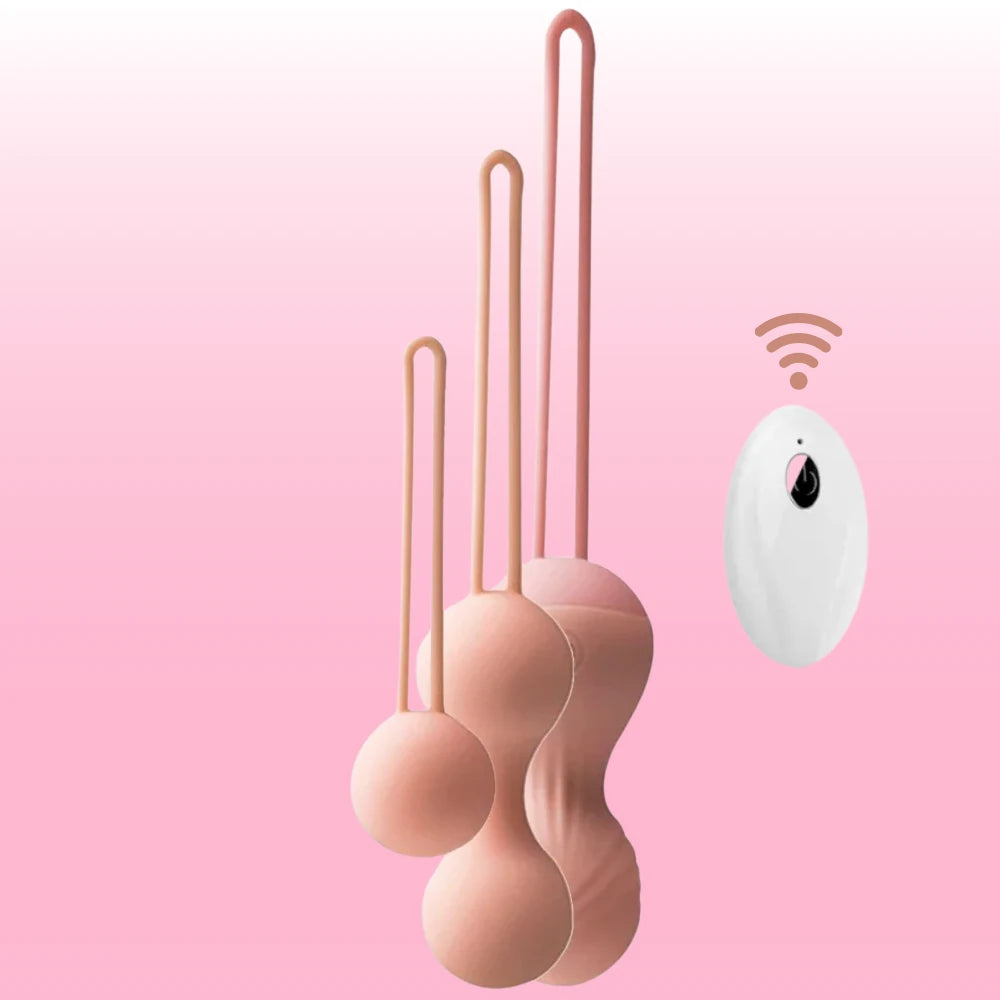 Exuis Balls Set Kumandalı Titreşimli Kegel Topu Seti