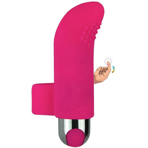 Finger Vibe Çıkarılabilir Mermili Şarjlı Parmak Vibratör – Pembe
