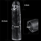 Flawless Clear dolgulu şeffaf penis kılıfı – görsel 9
