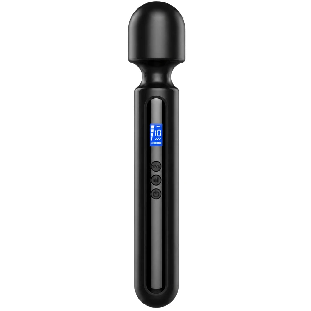 Flexible Head LED Göstergeli Esnek Masaj Wand – Siyah
