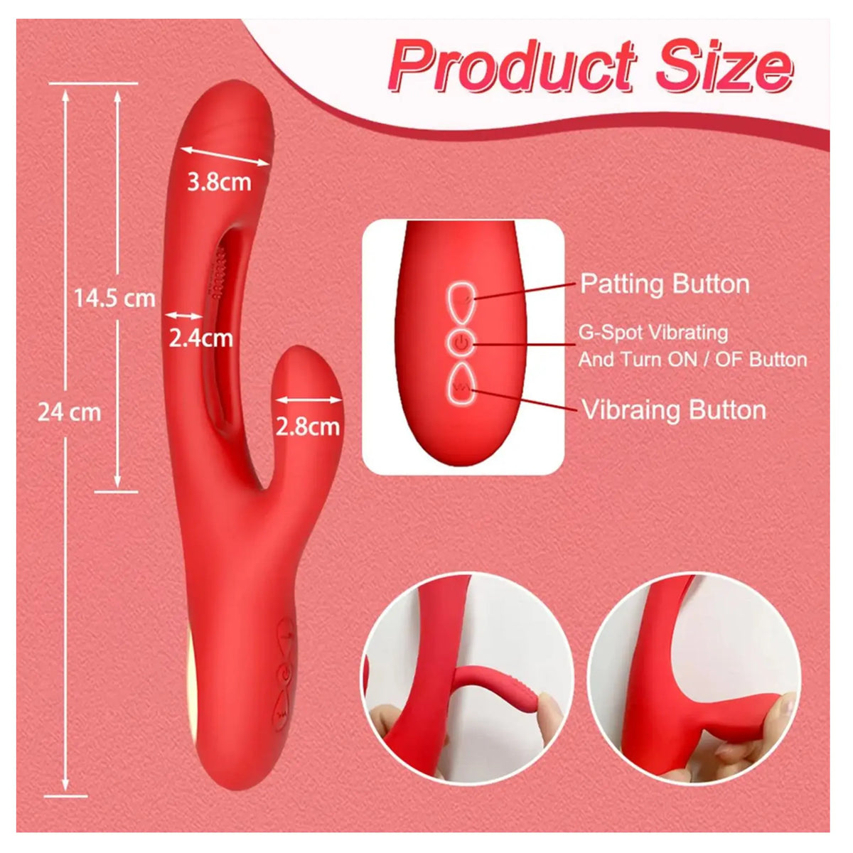 Flexible Plus G noktası rabbit vibratör – görsel 5