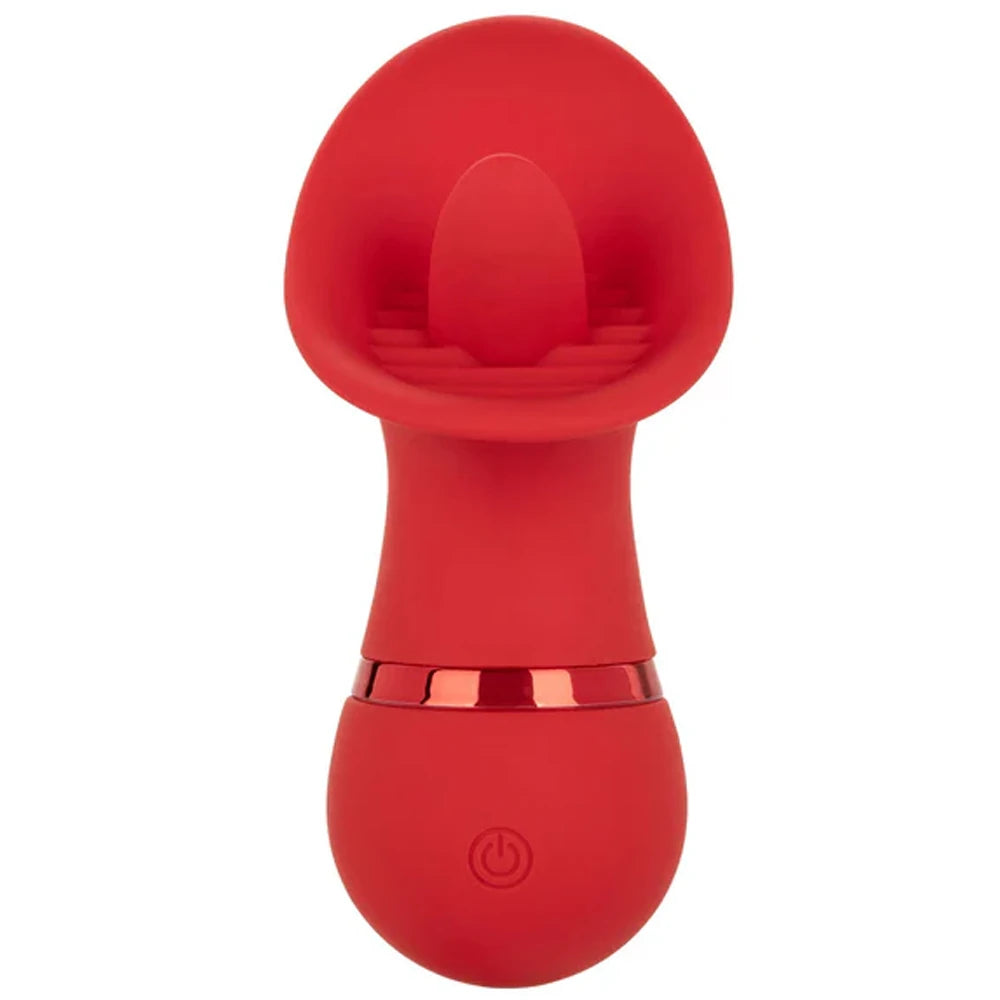 French Kiss Seducer Kepçe Uçlu Şarjlı Dil Vibratör