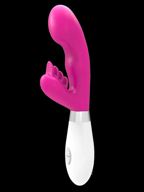 G Noktası ve Klitoris için 10 Modlu Titreşimli Vibratör 21 cm – Pembe