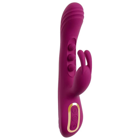 G Noktası Vuruşlu ve Titreşimli 3 Motorlu Rabbit Vibratör