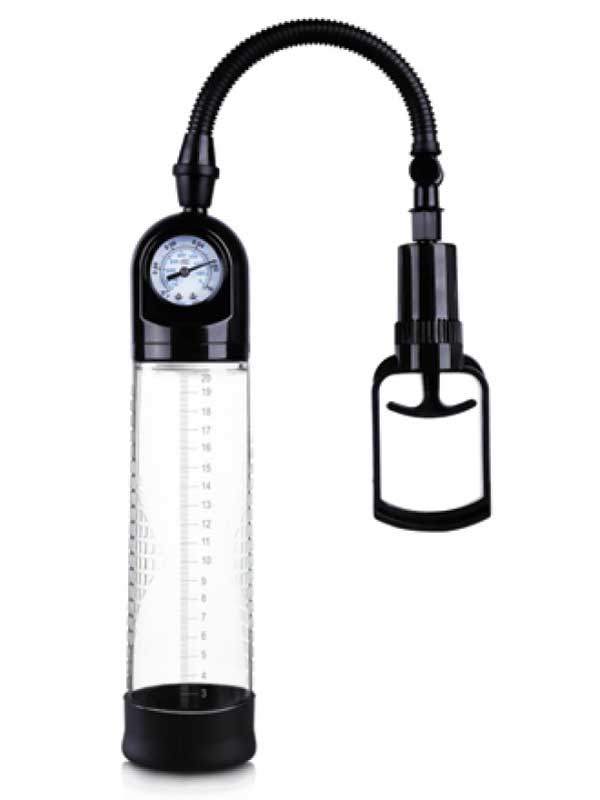 Gauge Pump Göstergeli Tetikli Penis Pompası – 20 cm