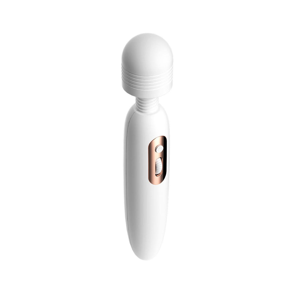 Geniş Başlıklı 25,9 cm Masaj Wand Vibratör – Beyaz