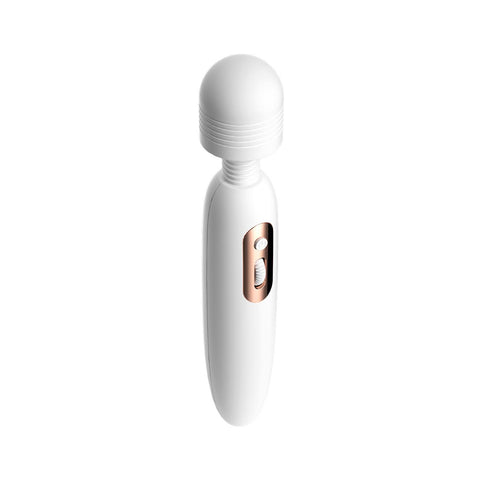Geniş Başlıklı 25,9 cm Masaj Wand Vibratör – Beyaz
