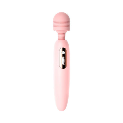 Geniş Başlıklı Ayarlanabilir Titreşimli Masaj Wand Vibratör – Pembe