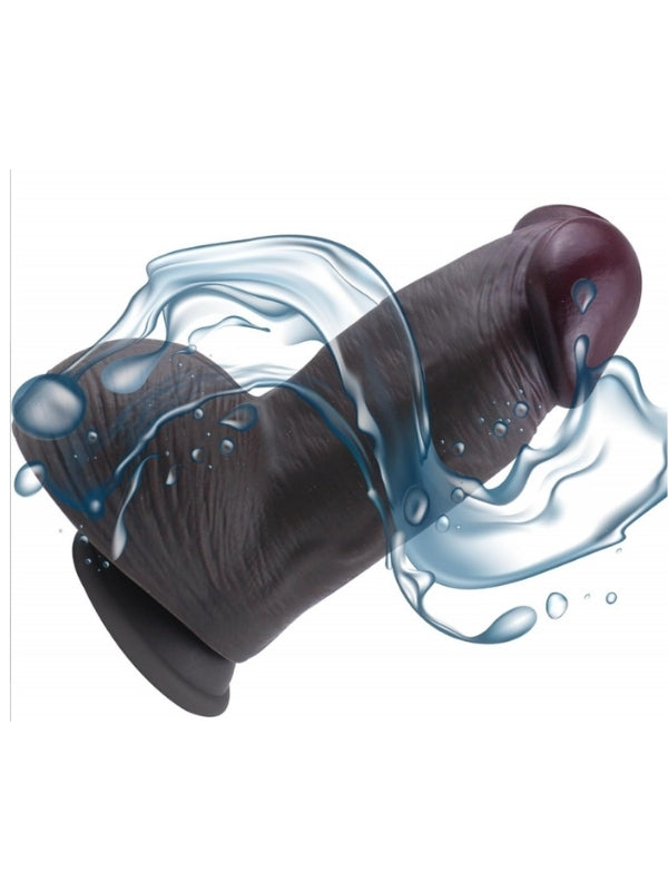 geniş çaplı vakum tabanlı silikon dildo – görsel 5