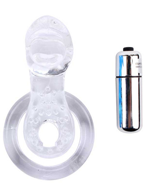 Get Lock Dil Uçlu Titreşimli Penis Halkası