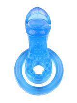 dil figürlü titreşimli penis halkası mavi – görsel 5