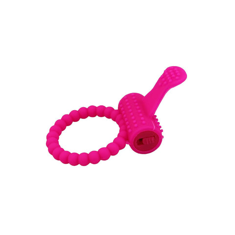 Gıda Sınıfı Silikon Titreşimli Penis Halkası – Kabartmalı Doku