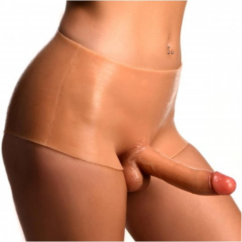 Giyilebilir Silikon Dildo Pantolon – Küçük Beden – Boş (Hollow)