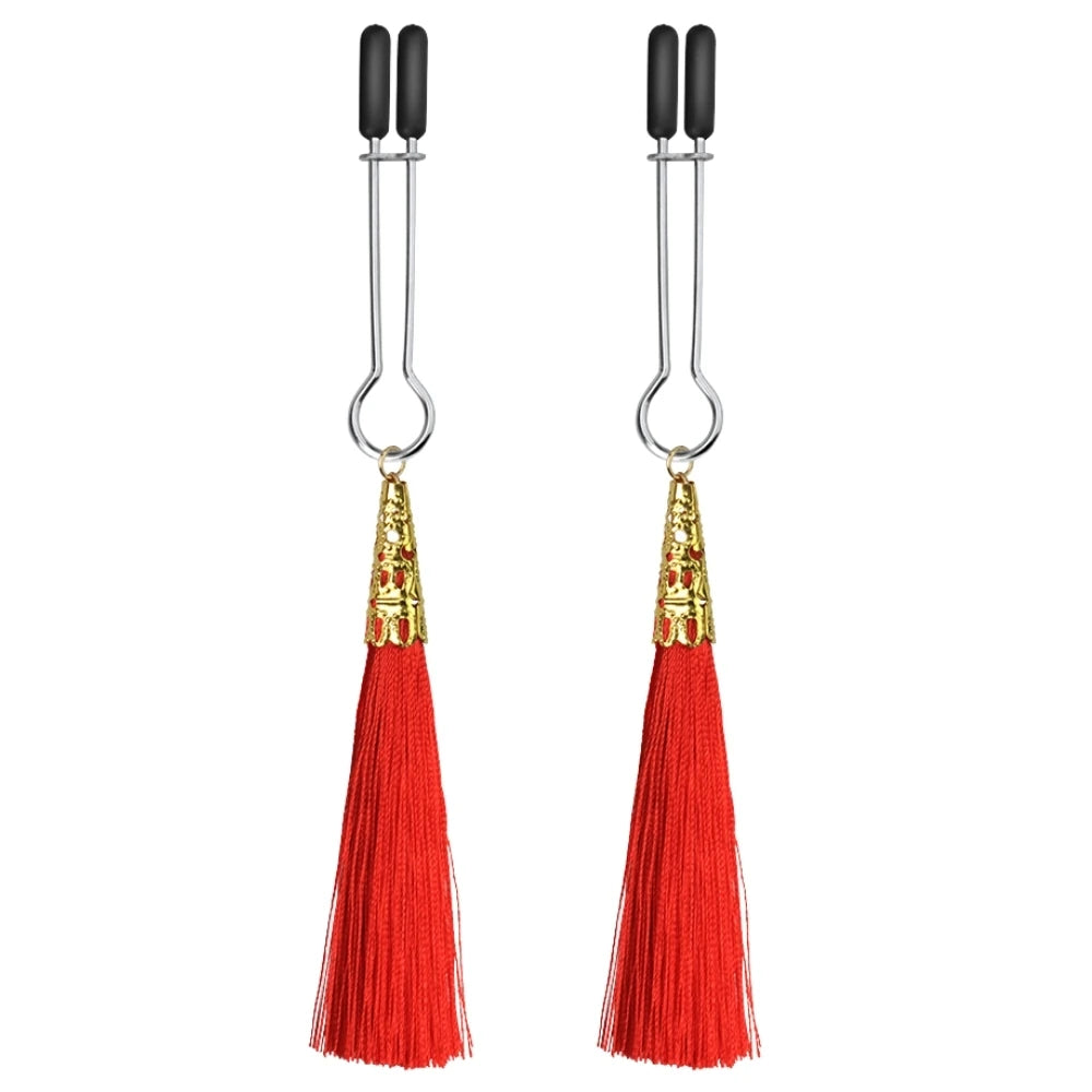 Glamor Tassel Püsküllü Ağırlıklı Göğüs Ucu Kelepçesi