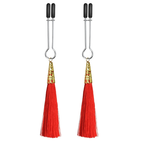 Glamor Tassel Püsküllü Ağırlıklı Göğüs Ucu Kelepçesi