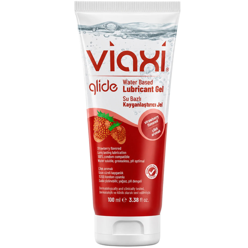 Glide Çilek Aromalı Su Bazlı Kayganlaştırıcı Jel 100 ml