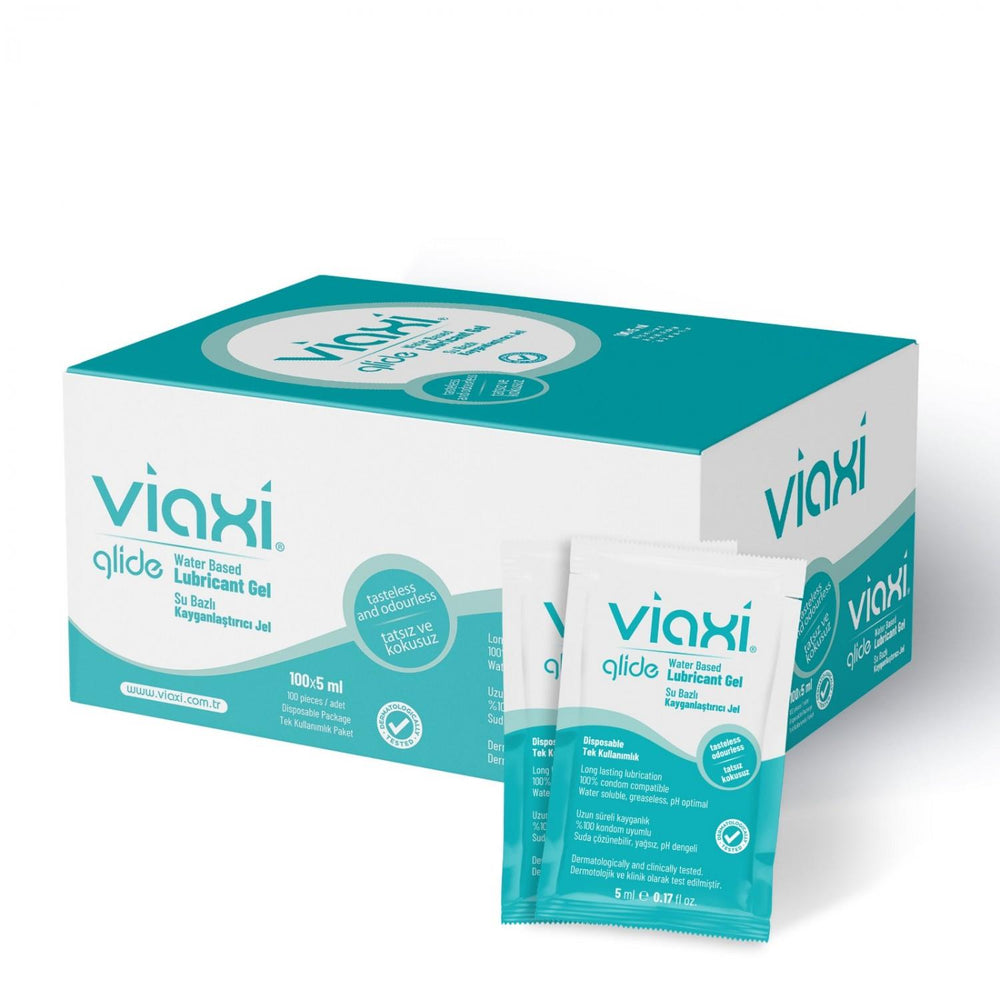 Glide Su Bazlı Kayganlaştırıcı Jel – 100 × 5 ml Set