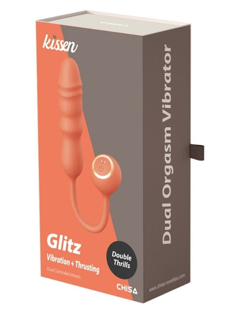 Glitz İleri Geri Hareketli Şarjlı Vibratör – 10 Titreşim, 9 İtme