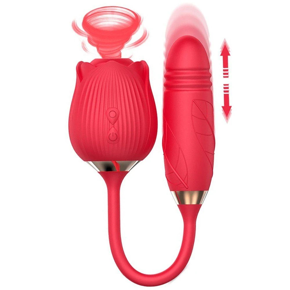 gül emişli ve itmeli vibratör – görsel 2