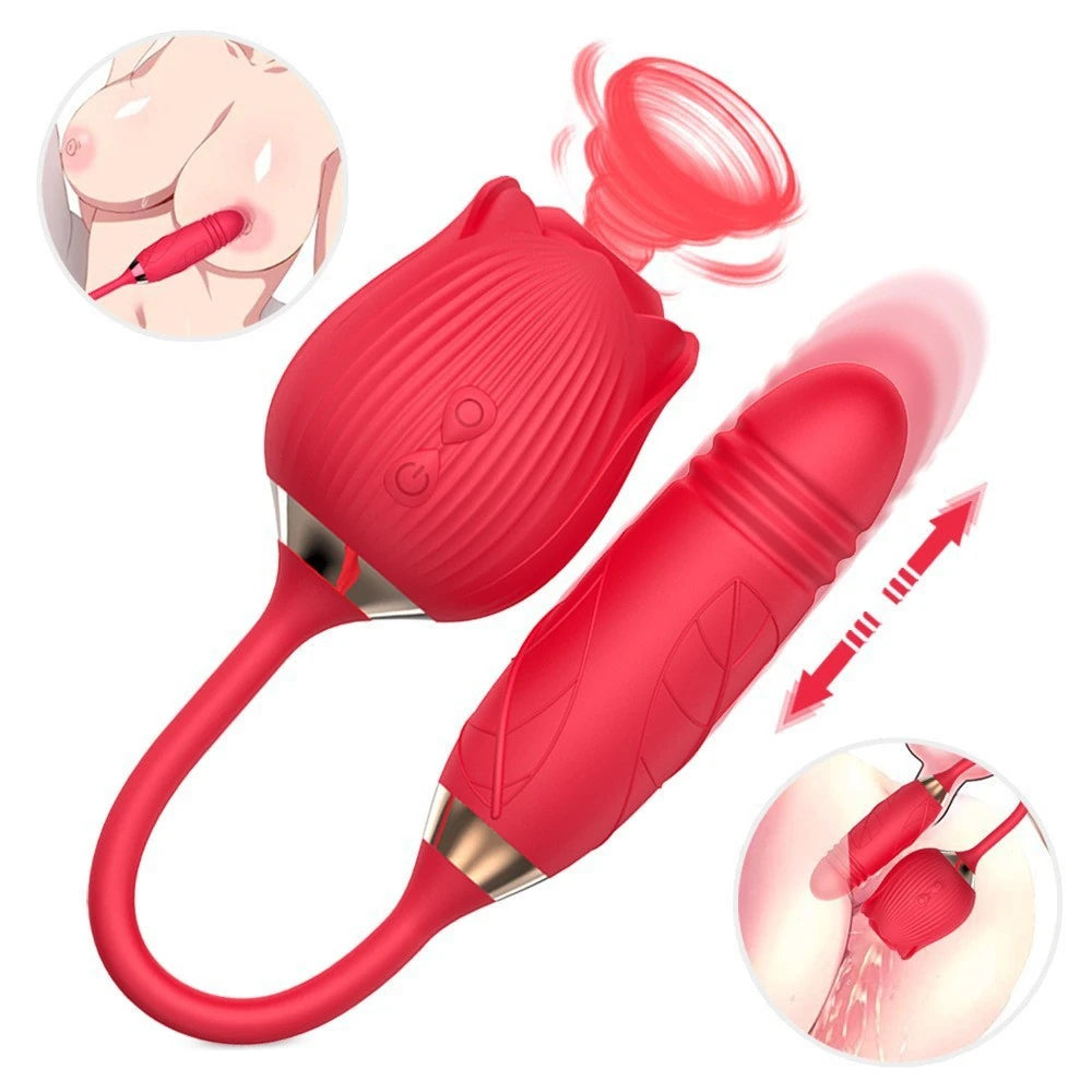 gül emişli ve itmeli vibratör – görsel 3