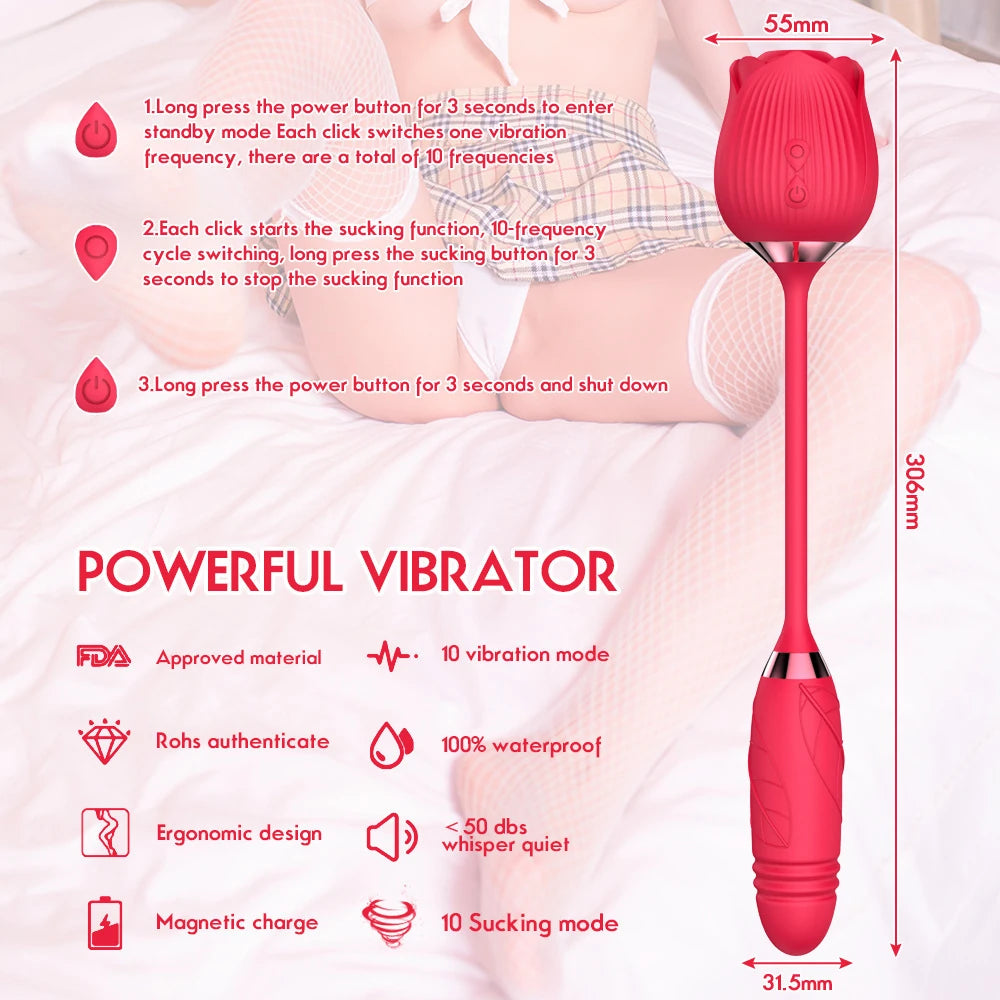 gül emişli ve itmeli vibratör – görsel 9