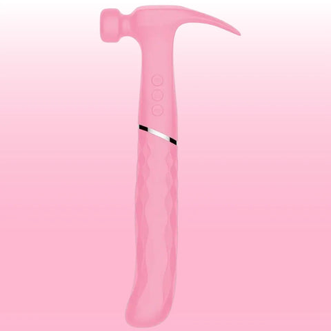 Hammer Love Çekiç Başlı Şarjlı Masaj Vibratörü – Pembe