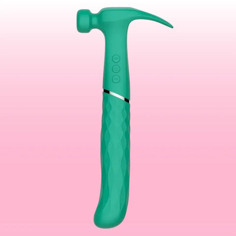 Hammer Love Çekiç Başlı Şarjlı Masaj Vibratörü – Yeşil