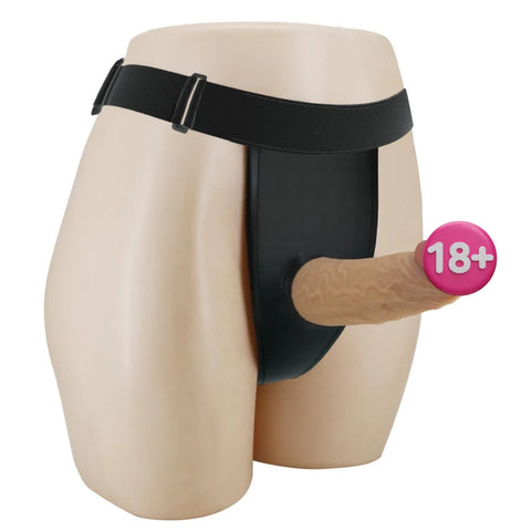 Harness Briefs Titreşimsiz İçi Boş Strap-On – Ten Rengi