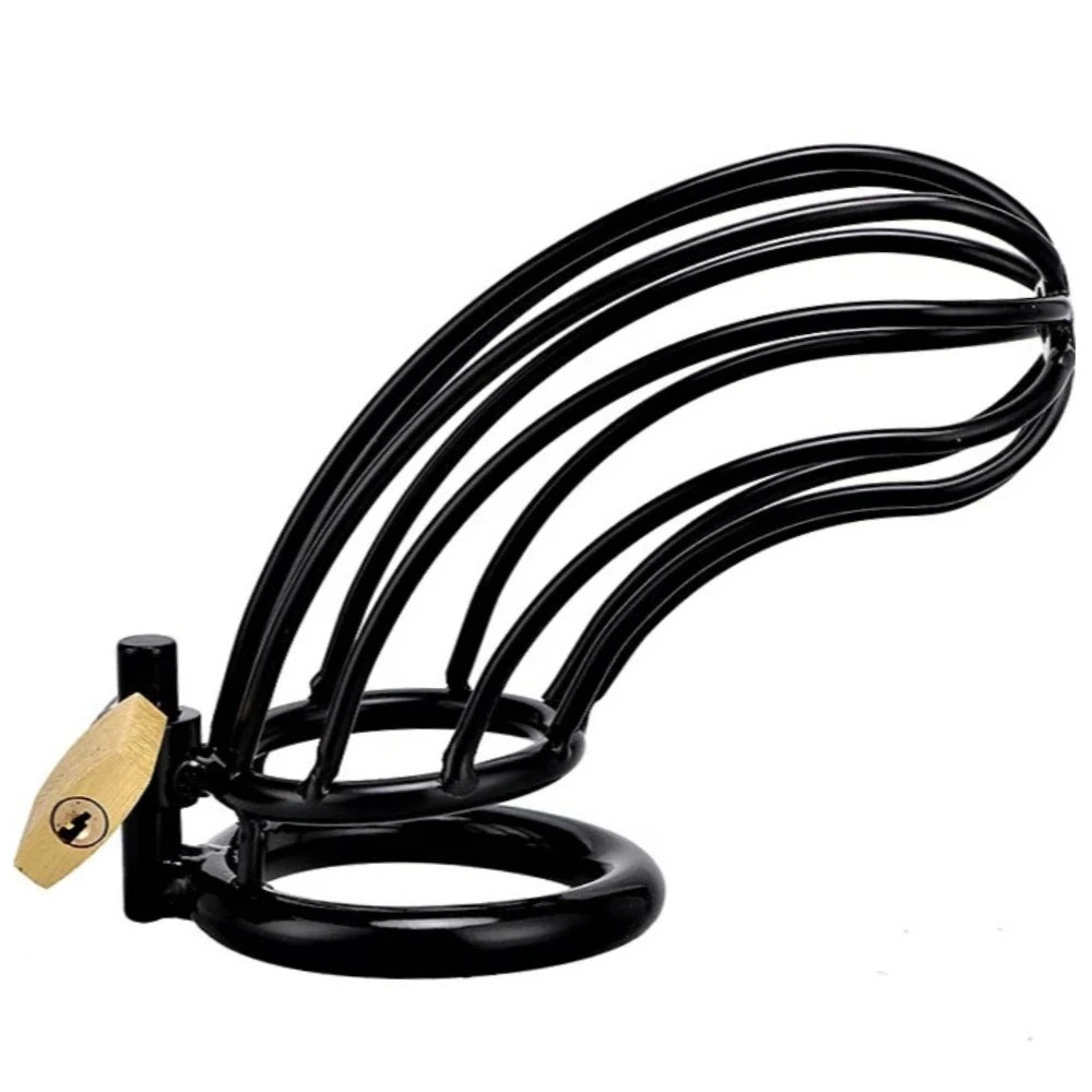 Havalandırmalı Metal Penis Kafesi 50 mm – Siyah