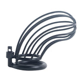 havalandırmalı metal penis kafesi 50 mm siyah – görsel 2