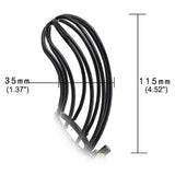 havalandırmalı metal penis kafesi 50 mm siyah – görsel 8