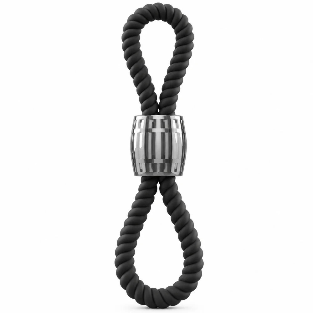 Heavy Rope çift ilmekli ağırlıklı penis halkası – görsel 1